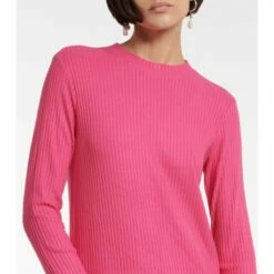 Velvet Ember Ribbed-knit Midi Dress -Gabriela Hearst Sales unnamed file 11