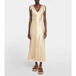 Gabriela Hearst Silk Satin Gown