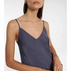 Velvet Satin Slip Dress -Gabriela Hearst Sales unnamed file 136
