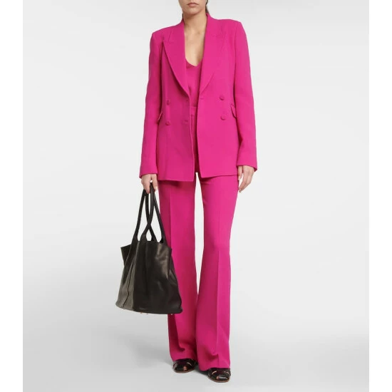 Gabriela Hearst Stephanie Wool Crêpe Blazer 3 Gabriela Hearst Stephanie Wool Crêpe Blazer