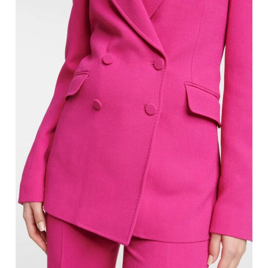 Gabriela Hearst Stephanie Wool Crêpe Blazer 6 Gabriela Hearst Stephanie Wool Crêpe Blazer - Image 4