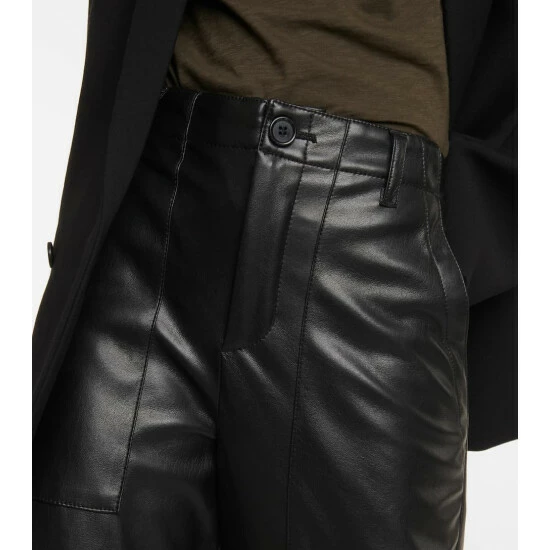 Velvet Mid-rise Tapered Faux Leather Pants 5 Velvet Mid-rise Tapered Faux Leather Pants - Image 3