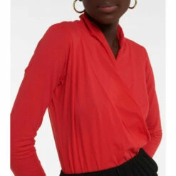 Velvet Meri Draped Cotton-blend Top -Gabriela Hearst Sales unnamed file 217