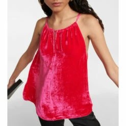 Velvet Halter-neck Top -Gabriela Hearst Sales unnamed file 254