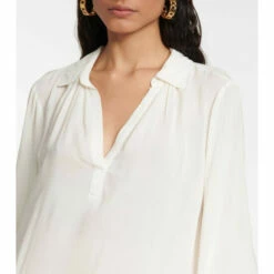 Velvet Josey Challis Blouse -Gabriela Hearst Sales unnamed file 307