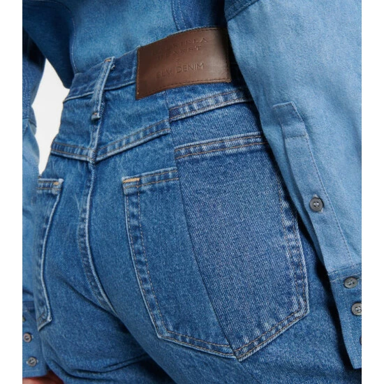 Gabriela Hearst Foster Patchwork Flared Jeans 6 Gabriela Hearst Foster Patchwork Flared Jeans - Image 4