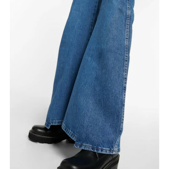 Gabriela Hearst Foster Patchwork Flared Jeans 7 Gabriela Hearst Foster Patchwork Flared Jeans - Image 5