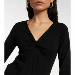 Velvet Twisted Top 7 Velvet Twisted Top -Gabriela Hearst Sales unnamed file 323