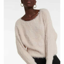 Velvet Betty Boat-neck Sweater -Gabriela Hearst Sales unnamed file 350