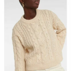 Velvet Aria Cable-knit Sweater -Gabriela Hearst Sales unnamed file 37