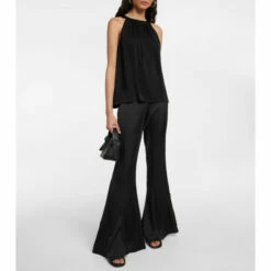 Velvet Halter-neck Top