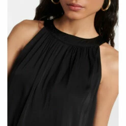 Velvet Halter-neck Top -Gabriela Hearst Sales unnamed file 408