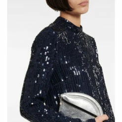 Velvet Veda Sequined Minidress -Gabriela Hearst Sales unnamed file 459