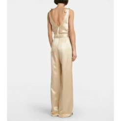 Gabriela Hearst Belted High-rise Silk Pants