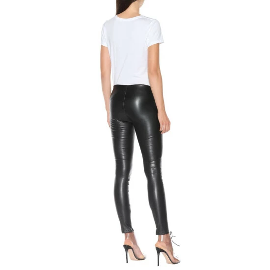Velvet Berdine Faux Leather Leggings 4 Velvet Berdine Faux Leather Leggings - Image 2