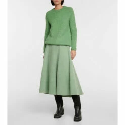 Gabriela Hearst Maureen Cashmere Skirt
