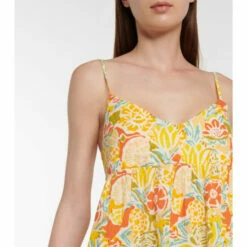 Velvet Floral Cotton Minidress -Gabriela Hearst Sales unnamed file 596