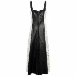 Gabriela Hearst Abami Leather Midi Dress