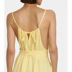 Velvet Dora Linen Minidress -Gabriela Hearst Sales unnamed file 613