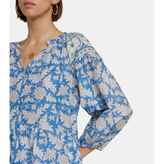 Velvet Lilah Printed Cotton Minidress 5 Velvet Lilah Printed Cotton Minidress - Image 3