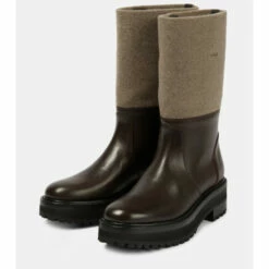 Gabriela Hearst Aidan Leather And Cashmere Felt Boots 10 Gabriela Hearst Aidan Leather And Cashmere Felt Boots -Gabriela Hearst Sales unnamed file 643