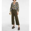 Velvet Printed Cotton Blouse -Gabriela Hearst Sales unnamed file 651