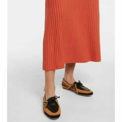 Gabriela Hearst Hays Leather-paneled Crocheted Loafers -Gabriela Hearst Sales unnamed file 669