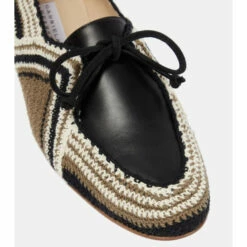 Gabriela Hearst Hays Leather-paneled Crocheted Loafers -Gabriela Hearst Sales unnamed file 68