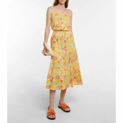 Velvet Mariel Printed Midi Skirt