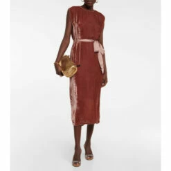 Kandace Velvet Midi Dress