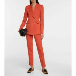 Gabriela Hearst Isabel Mid-rise Slim Virgin Wool Pants