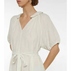 Velvet Karina Linen Midi Dress -Gabriela Hearst Sales unnamed file 706