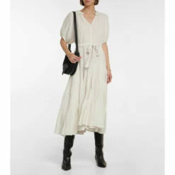 Velvet Karina Linen Midi Dress -Gabriela Hearst Sales unnamed file 709