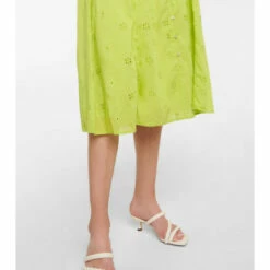 Velvet Madelyn Broderie Anglaise Midi Dress -Gabriela Hearst Sales unnamed file 724