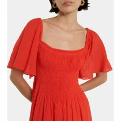 Velvet Esme Cotton Gauze Minidress -Gabriela Hearst Sales unnamed file 737