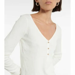 Velvet V-neck Top -Gabriela Hearst Sales unnamed file 743