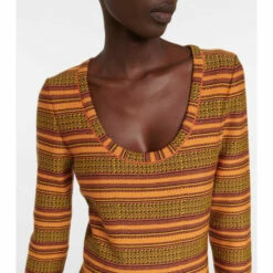 Gabriela Hearst Hank Striped Wool-blend Maxi Dress -Gabriela Hearst Sales unnamed file 744