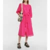 Velvet Emerson Cotton And Silk Midi Dress