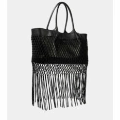 Gabriela Hearst Mcewan Fishnet Leather Tote -Gabriela Hearst Sales unnamed file 756