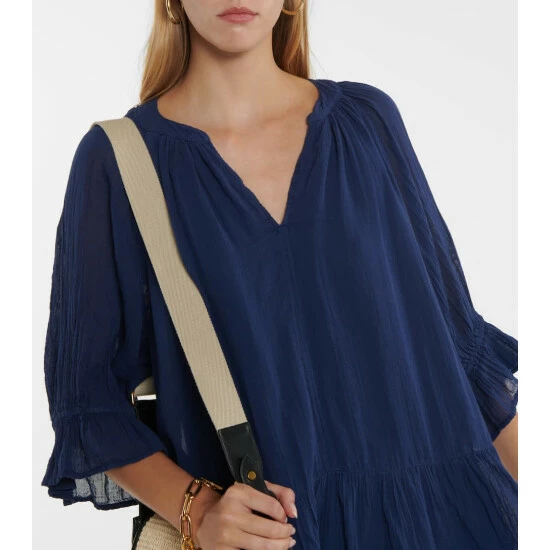 Velvet Cotton Minidress 5 Velvet Cotton Minidress - Image 3