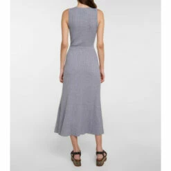 Gabriela Hearst Meier Ribbed-knit Midi Dress -Gabriela Hearst Sales unnamed file 786