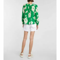 Velvet Vikki Printed Blouse -Gabriela Hearst Sales unnamed file 788