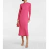 Velvet Ember Ribbed-knit Midi Dress -Gabriela Hearst Sales unnamed file 8
