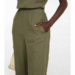 Velvet Vivi Cutout Linen Jumpsuit -Gabriela Hearst Sales unnamed file 804