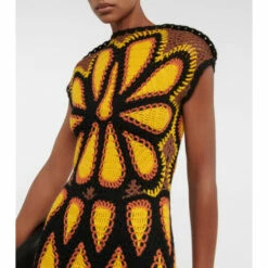 Gabriela Hearst Aidy Crochet Cashmere Midi Dress -Gabriela Hearst Sales unnamed file 808