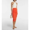 Velvet Lisa Ruched Jersey Midi Skirt 1 Velvet Lisa Ruched Jersey Midi Skirt -Gabriela Hearst Sales unnamed file 833