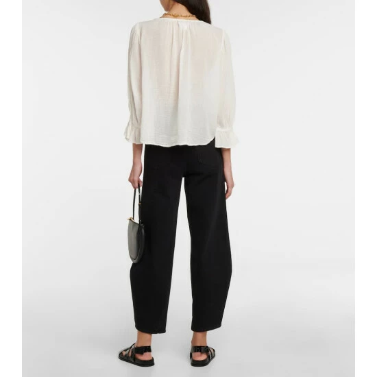 Velvet Dita Cotton Gauze Blouse 4 Velvet Dita Cotton Gauze Blouse - Image 2