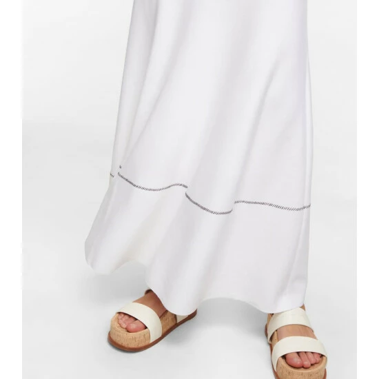 Gabriela Hearst Oskar Off-shoulder Midi Dress 6 Gabriela Hearst Oskar Off-shoulder Midi Dress - Image 4